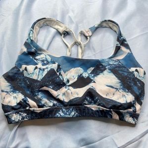 Blue mountains womens sports bra